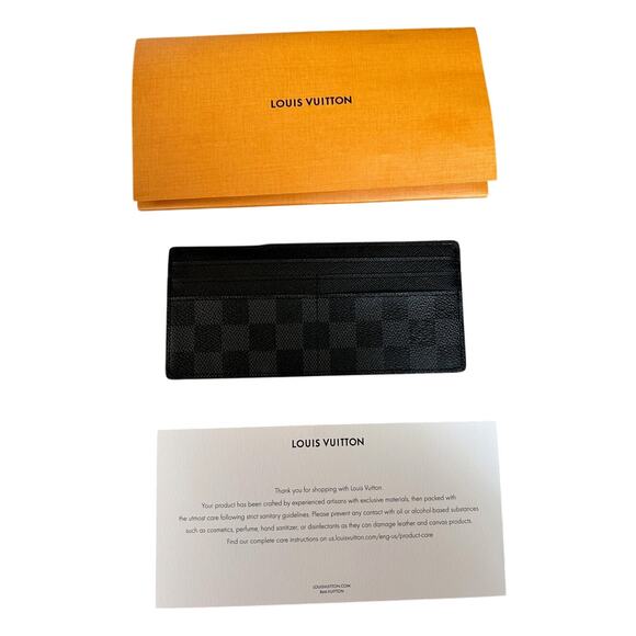 Louis Vuitton Damier Graphite Long Card Wallet with ID Pocket - Picture 1 of 14
